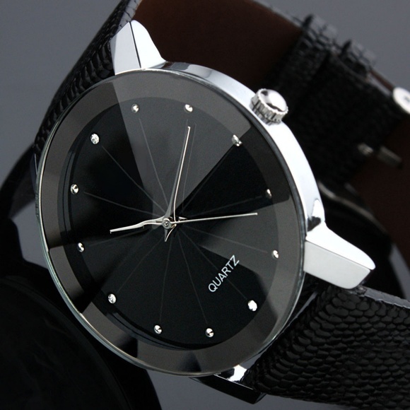 ⌚️NEW⌚️ Unisex Wristwatch Leather Quartz Watch - Picture 5 of 5